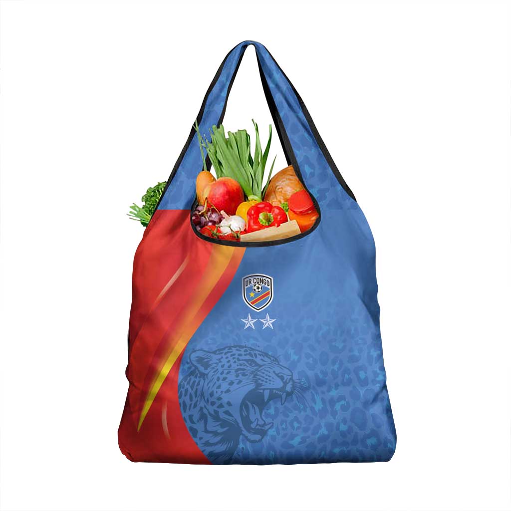 DR Congo Football 2026 Les Leopards Grocery Bag Glory Upon Glory - Wonder Print Shop