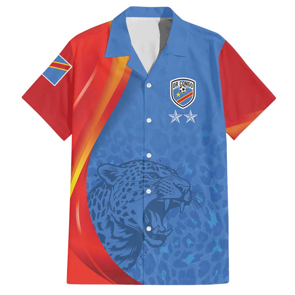 DR Congo Football 2026 Les Leopards Custom Hawaiian Shirt Glory Upon Glory - Wonder Print Shop