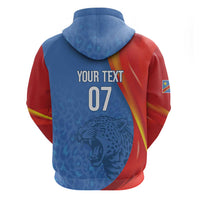 DR Congo Football 2026 Les Leopards Custom Hoodie Glory Upon Glory - Wonder Print Shop