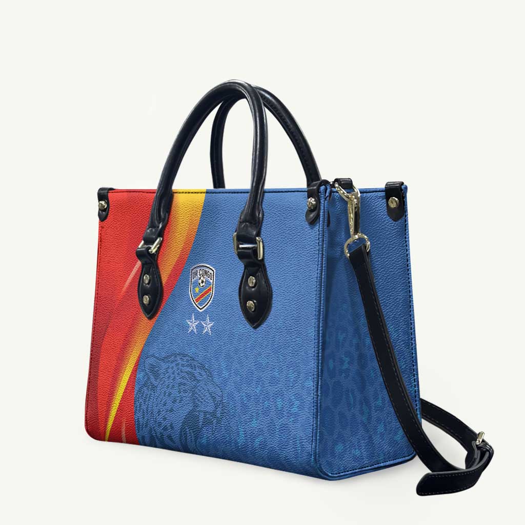 DR Congo Football 2026 Les Leopards Leather Bag Glory Upon Glory - Wonder Print Shop