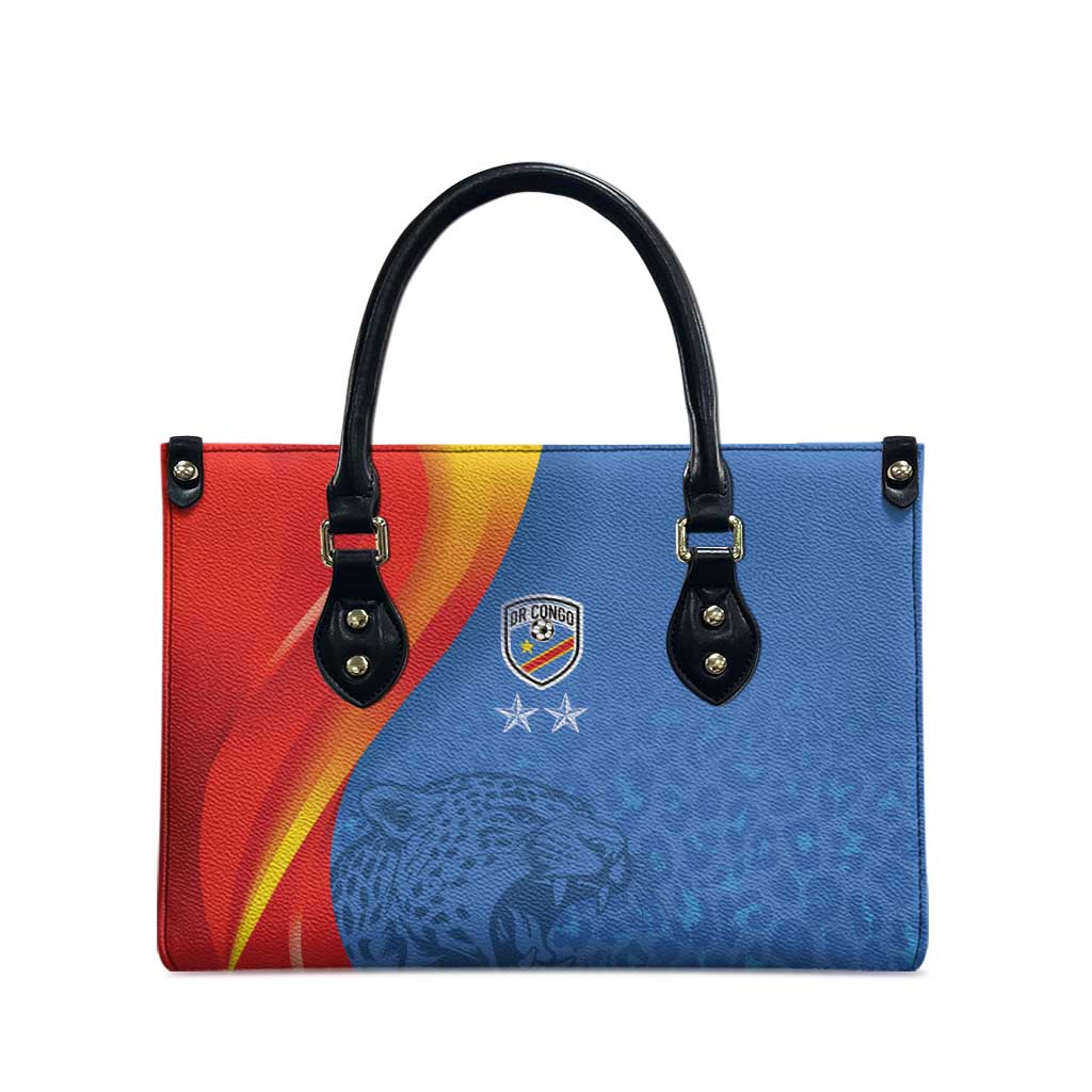 DR Congo Football 2026 Les Leopards Leather Bag Glory Upon Glory - Wonder Print Shop