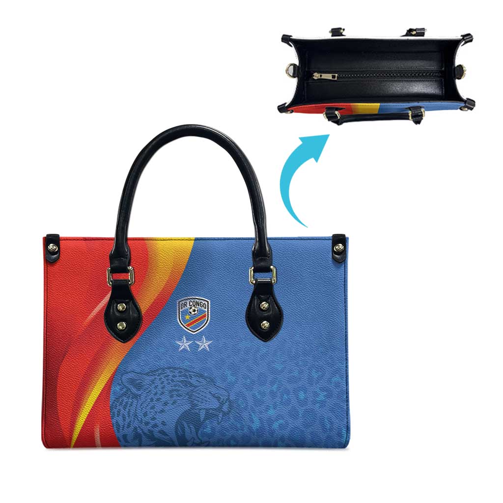 DR Congo Football 2026 Les Leopards Leather Bag Glory Upon Glory - Wonder Print Shop