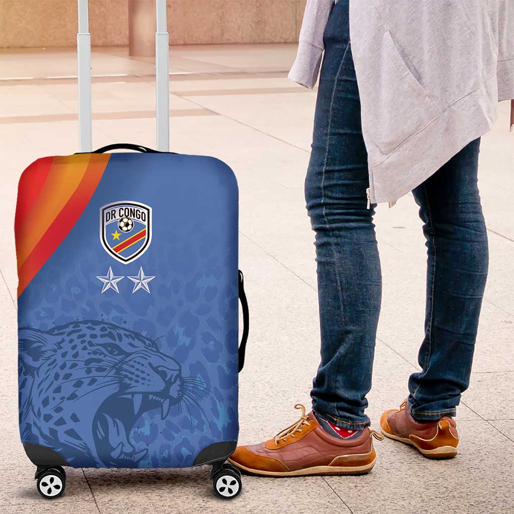 DR Congo Football 2026 Les Leopards Luggage Cover Glory Upon Glory - Wonder Print Shop