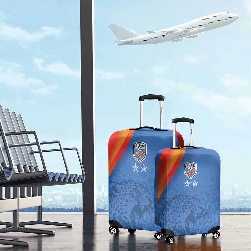 DR Congo Football 2026 Les Leopards Luggage Cover Glory Upon Glory - Wonder Print Shop