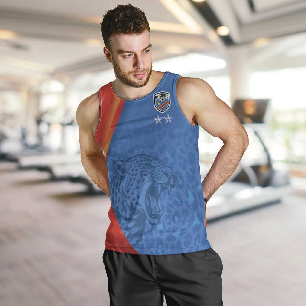 DR Congo Football 2026 Les Leopards Custom Men Tank Top Glory Upon Glory - Wonder Print Shop