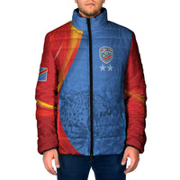 DR Congo Football 2026 Les Leopards Custom Padded Jacket Glory Upon Glory - Wonder Print Shop