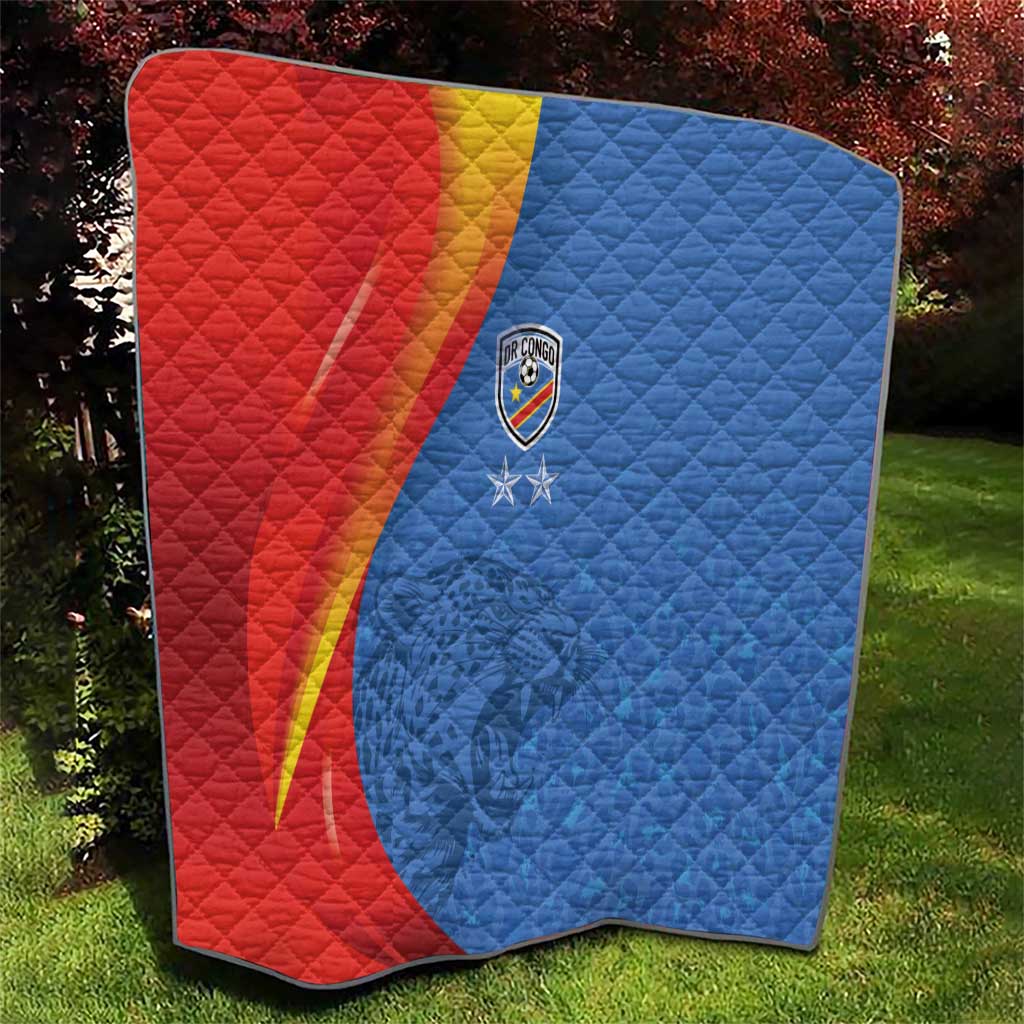 DR Congo Football 2026 Les Leopards Quilt Glory Upon Glory - Wonder Print Shop