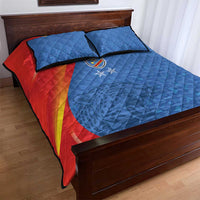 DR Congo Football 2026 Les Leopards Quilt Bed Set Glory Upon Glory - Wonder Print Shop