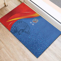 DR Congo Football 2026 Les Leopards Rubber Doormat Glory Upon Glory - Wonder Print Shop