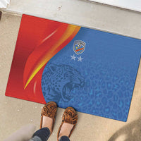 DR Congo Football 2026 Les Leopards Rubber Doormat Glory Upon Glory - Wonder Print Shop