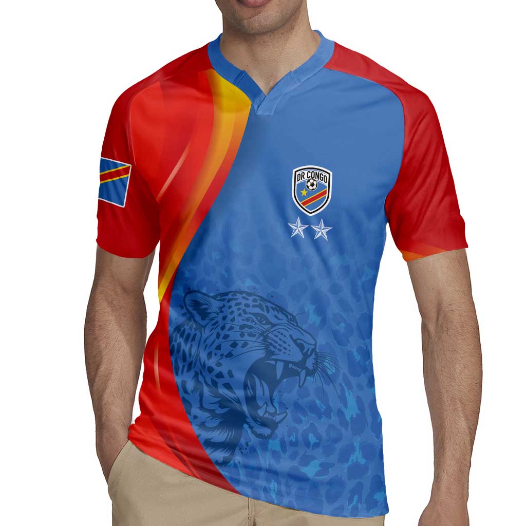 DR Congo Football 2026 Les Leopards Custom Rugby Jersey Glory Upon Glory - Wonder Print Shop