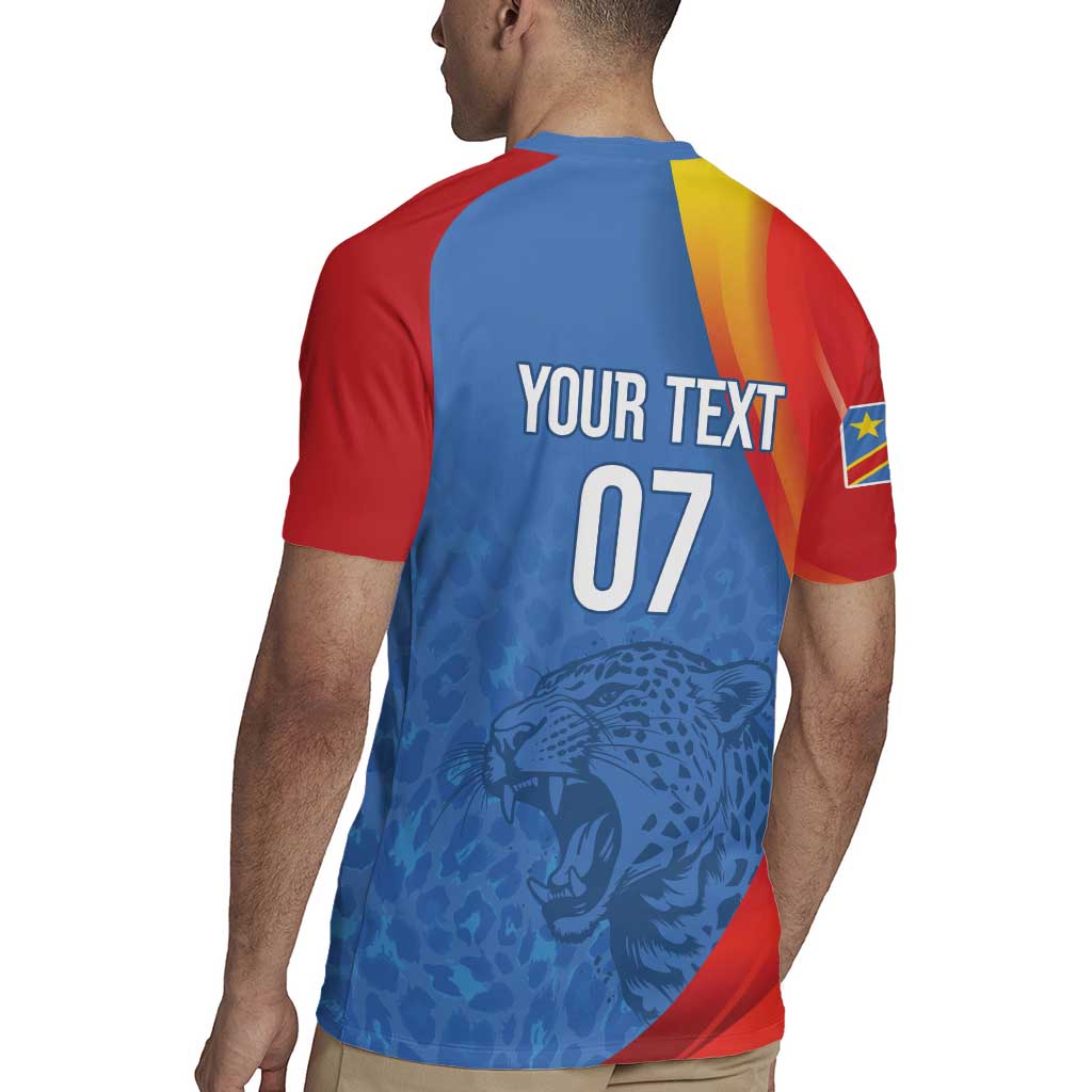 DR Congo Football 2026 Les Leopards Custom Rugby Jersey Glory Upon Glory - Wonder Print Shop
