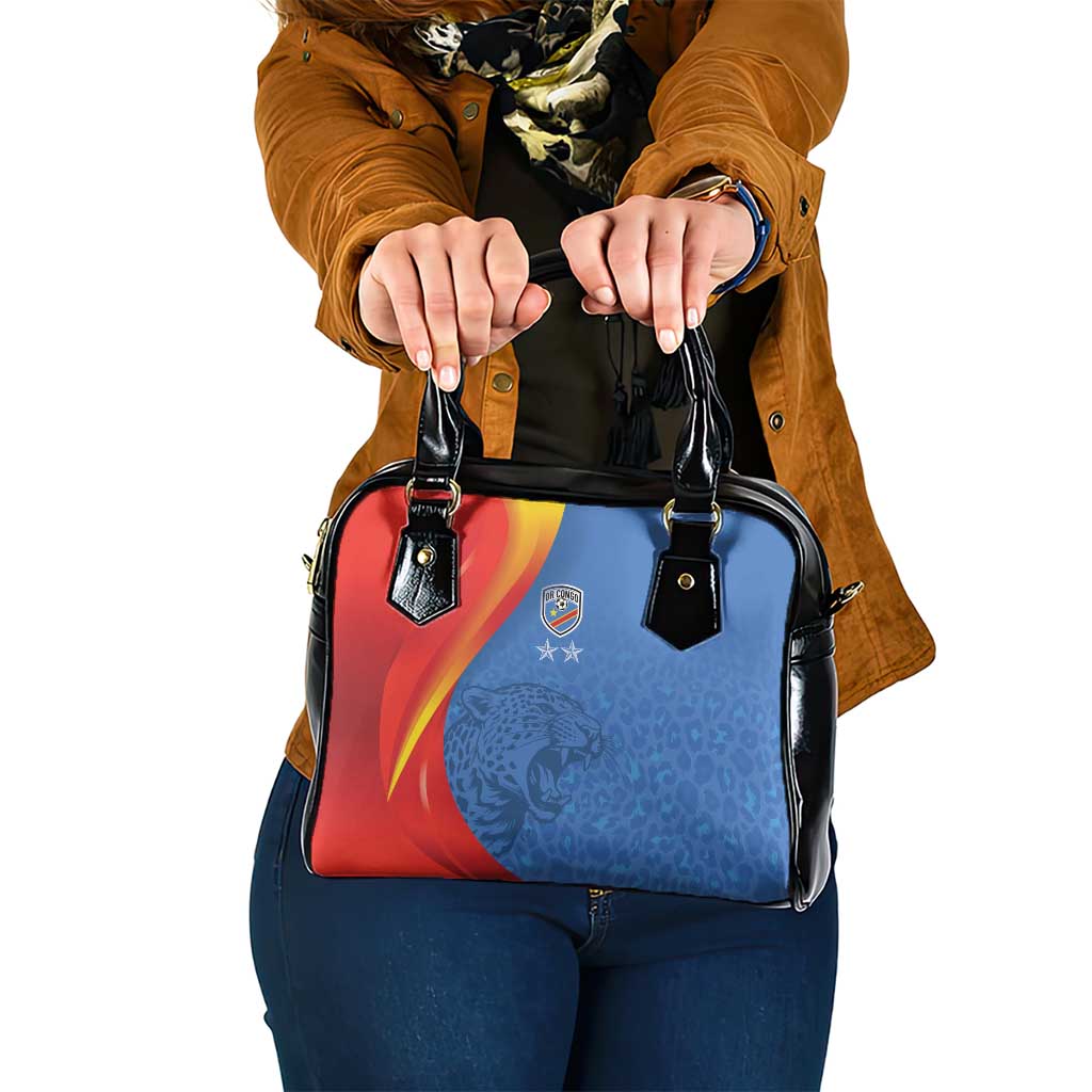 DR Congo Football 2026 Les Leopards Shoulder Handbag Glory Upon Glory - Wonder Print Shop