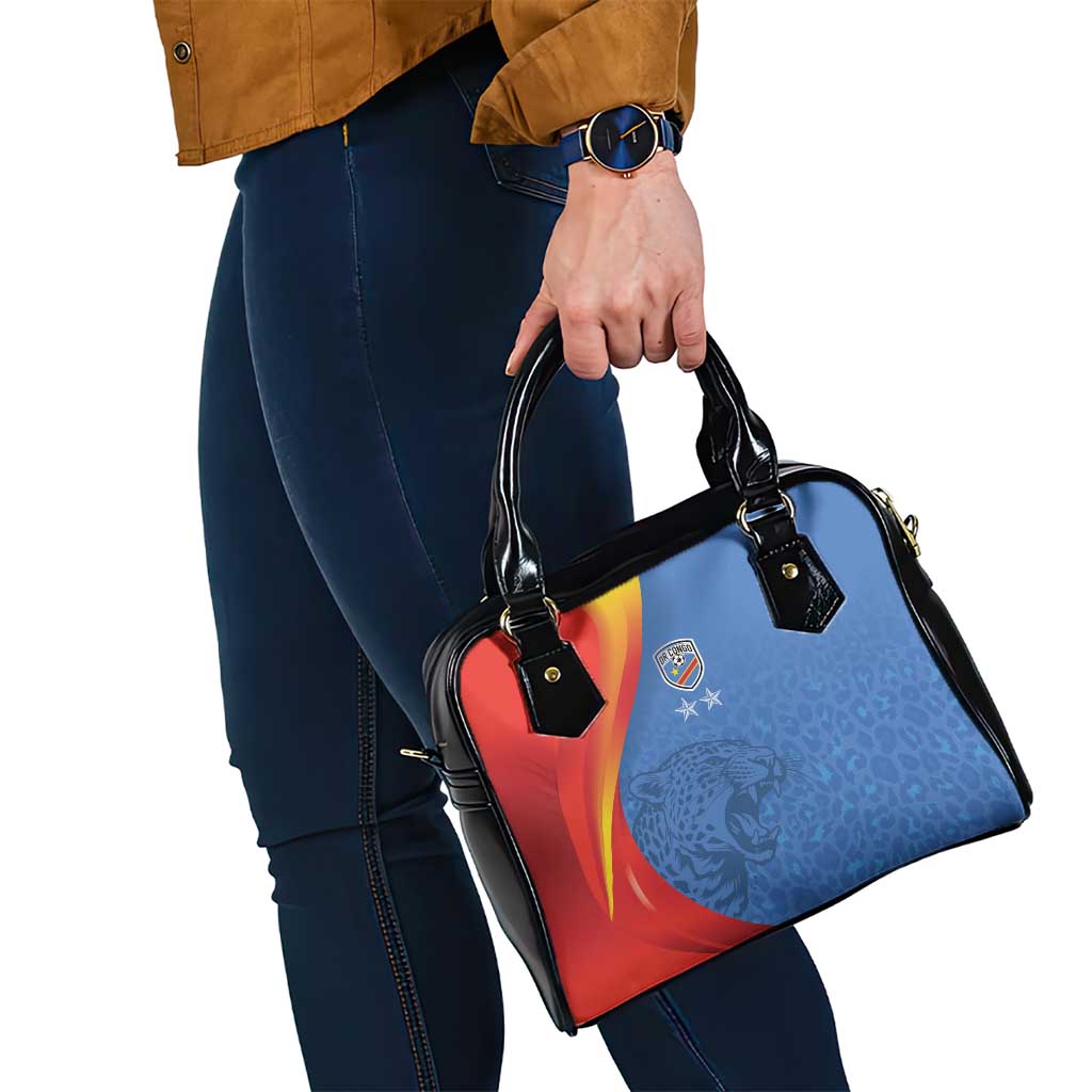 DR Congo Football 2026 Les Leopards Shoulder Handbag Glory Upon Glory - Wonder Print Shop