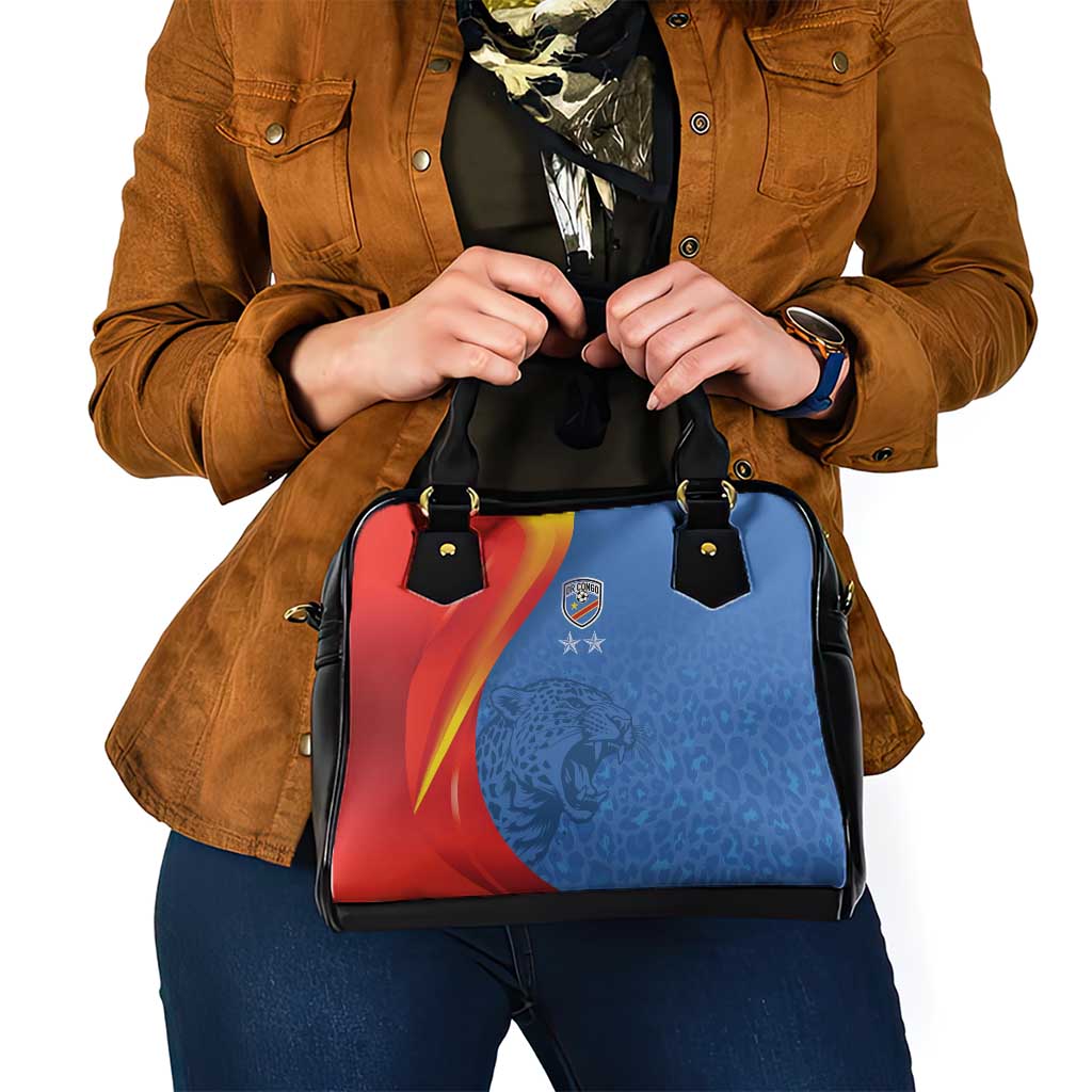DR Congo Football 2026 Les Leopards Shoulder Handbag Glory Upon Glory - Wonder Print Shop