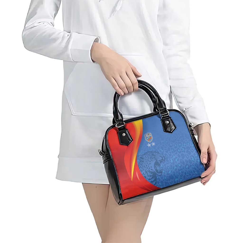 DR Congo Football 2026 Les Leopards Shoulder Handbag Glory Upon Glory - Wonder Print Shop
