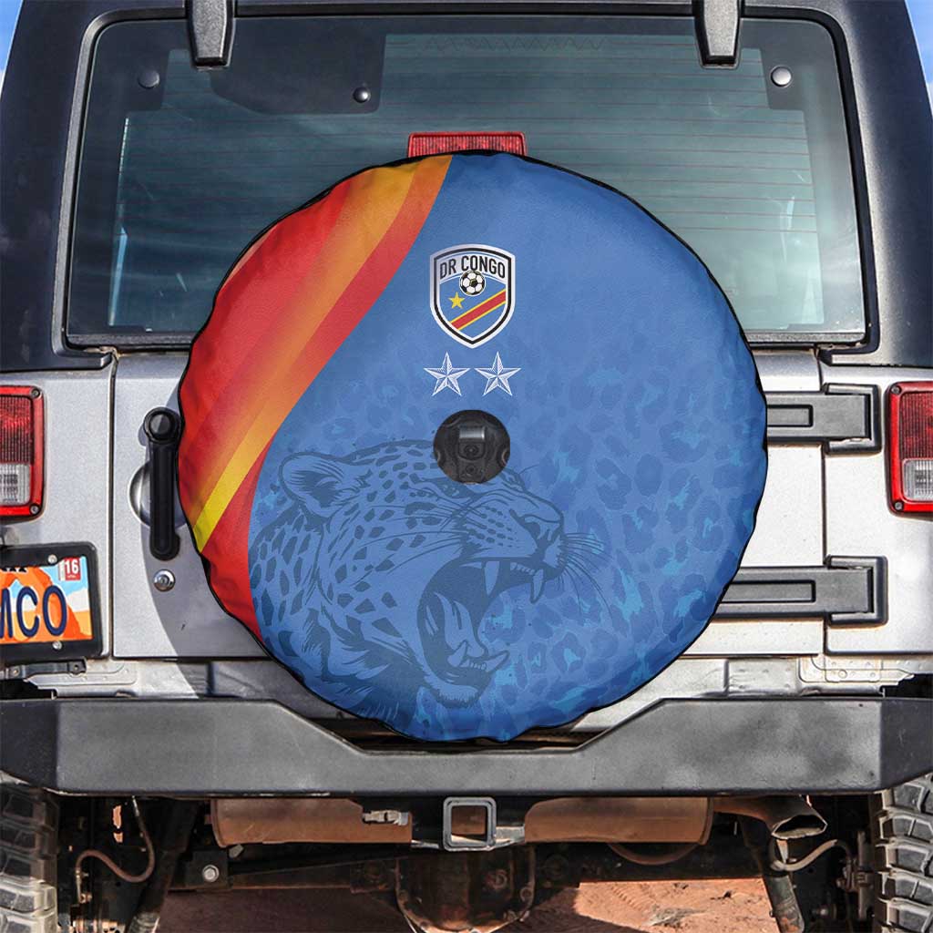 DR Congo Football 2026 Les Leopards Spare Tire Cover Glory Upon Glory - Wonder Print Shop