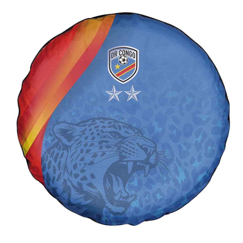 DR Congo Football 2026 Les Leopards Spare Tire Cover Glory Upon Glory - Wonder Print Shop