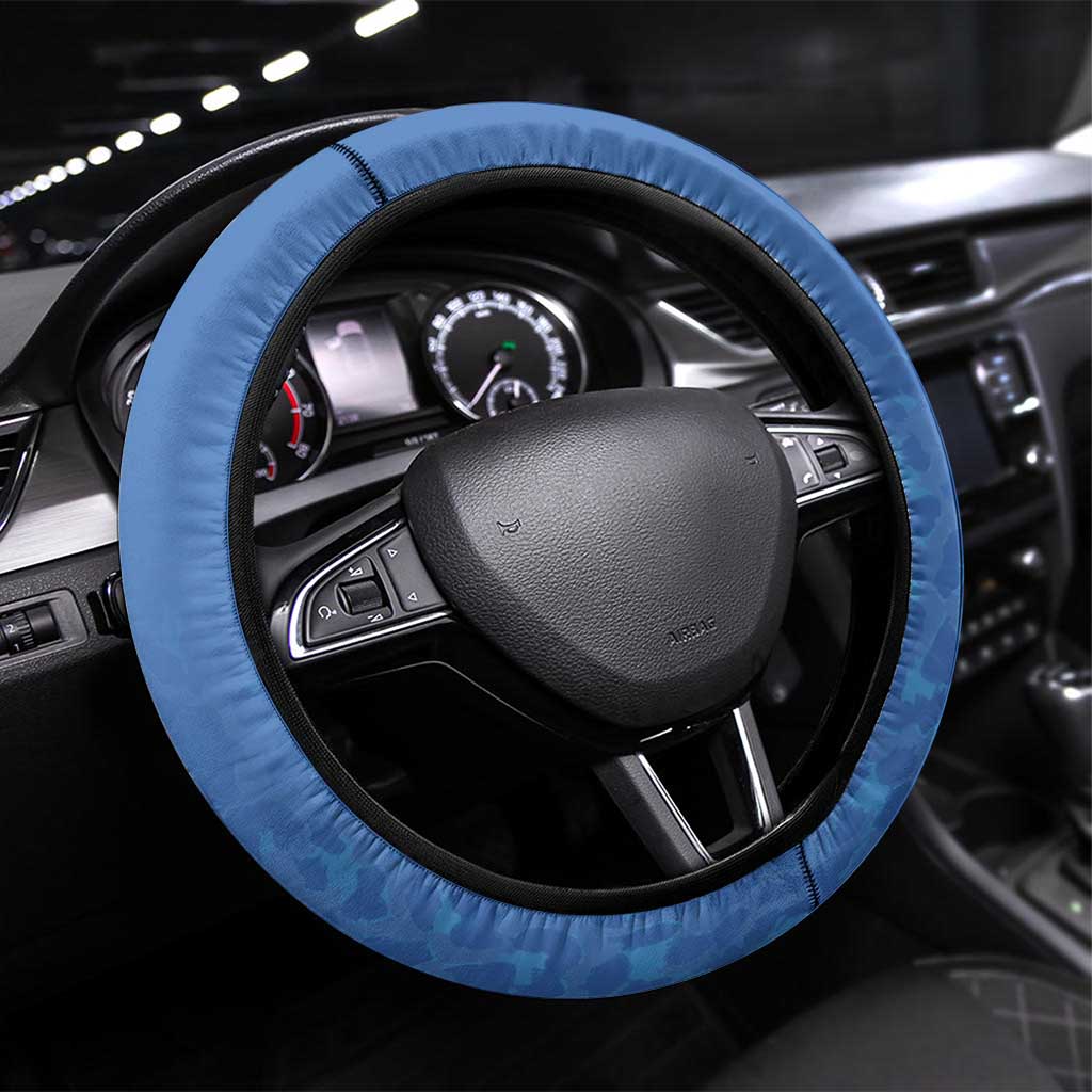 DR Congo Football 2026 Les Leopards Steering Wheel Cover Glory Upon Glory - Wonder Print Shop