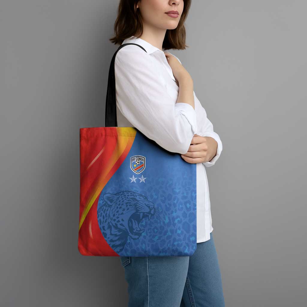 DR Congo Football 2026 Les Leopards Tote Bag Glory Upon Glory - Wonder Print Shop
