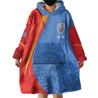 DR Congo Football 2026 Les Leopards Custom Wearable Blanket Hoodie Glory Upon Glory - Wonder Print Shop