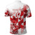 England Rugby Custom Polo Shirt Crystalised Red Rose - Wonder Print Shop