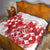 England Rugby Custom Quilt Crystalised Red Rose - Wonder Print Shop