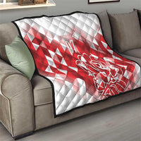 England Rugby Custom Quilt Crystalised Red Rose - Wonder Print Shop