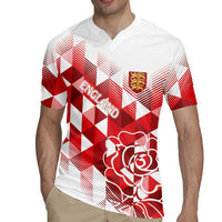 England Rugby Custom Rugby Jersey Crystalised Red Rose - Wonder Print Shop