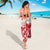 England Rugby Custom Sarong Crystalised Red Rose - Wonder Print Shop