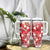 England Rugby Custom Tumbler With Handle Crystalised Red Rose - Wonder Print Shop