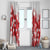 England Rugby Custom Window Curtain Crystalised Red Rose - Wonder Print Shop