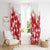 England Rugby Custom Window Curtain Crystalised Red Rose - Wonder Print Shop