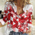 England Rugby Custom Women Casual Shirt Crystalised Red Rose - Wonder Print Shop