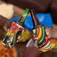 Reggae Soul B.Marley Grungy 4 in 1 Can Cooler Tumbler Get Up Stand Up - Wonder Print Shop