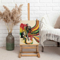 Reggae Soul B.Marley Grungy Canvas Wall Art Get Up Stand Up - Wonder Print Shop