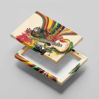 Reggae Soul B.Marley Grungy Canvas Wall Art Get Up Stand Up - Wonder Print Shop