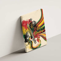 Reggae Soul B.Marley Grungy Canvas Wall Art Get Up Stand Up - Wonder Print Shop