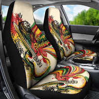 Reggae Soul B.Marley Grungy Car Seat Cover Get Up Stand Up - Wonder Print Shop
