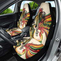 Reggae Soul B.Marley Grungy Car Seat Cover Get Up Stand Up - Wonder Print Shop