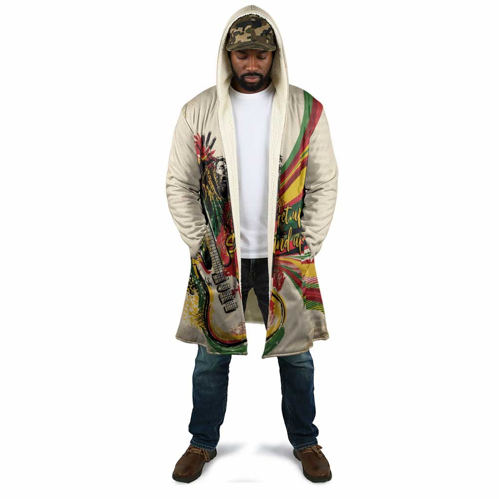 Reggae Soul B.Marley Grungy Cloak Get Up Stand Up - Wonder Print Shop