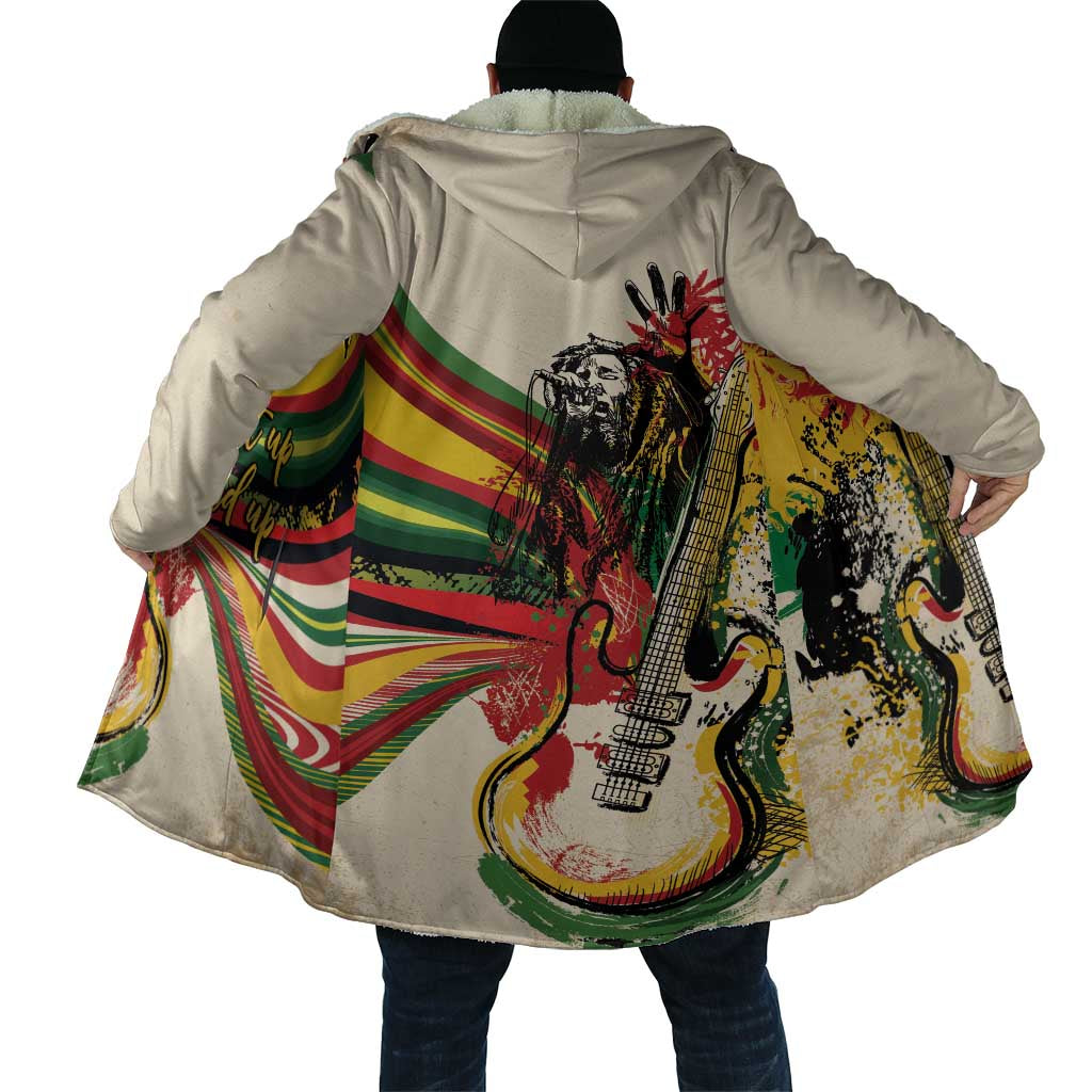 Reggae Soul B.Marley Grungy Cloak Get Up Stand Up - Wonder Print Shop