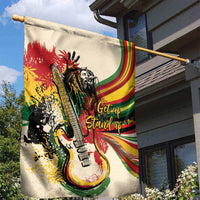 Reggae Soul B.Marley Grungy Garden Flag Get Up Stand Up - Wonder Print Shop