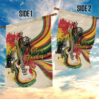 Reggae Soul B.Marley Grungy Garden Flag Get Up Stand Up - Wonder Print Shop