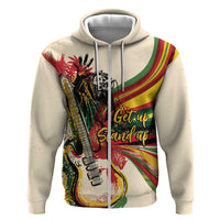 Reggae Soul B.Marley Grungy Hoodie Get Up Stand Up - Wonder Print Shop