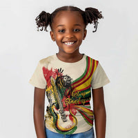Reggae Soul B.Marley Grungy Kid T shirt Get Up Stand Up - Wonder Print Shop