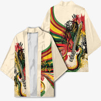 Reggae Soul B.Marley Grungy Kimono Get Up Stand Up - Wonder Print Shop