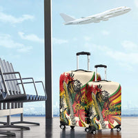 Reggae Soul B.Marley Grungy Luggage Cover Get Up Stand Up - Wonder Print Shop