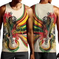Reggae Soul B.Marley Grungy Men Tank Top Get Up Stand Up - Wonder Print Shop