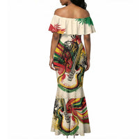 Reggae Soul B.Marley Grungy Mermaid Dress Get Up Stand Up - Wonder Print Shop